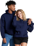 Mens Dri-Power Fleece Hoodies, Moisture Wicking, Cotton Blend, Relaxed Fit, Sizes S-4X