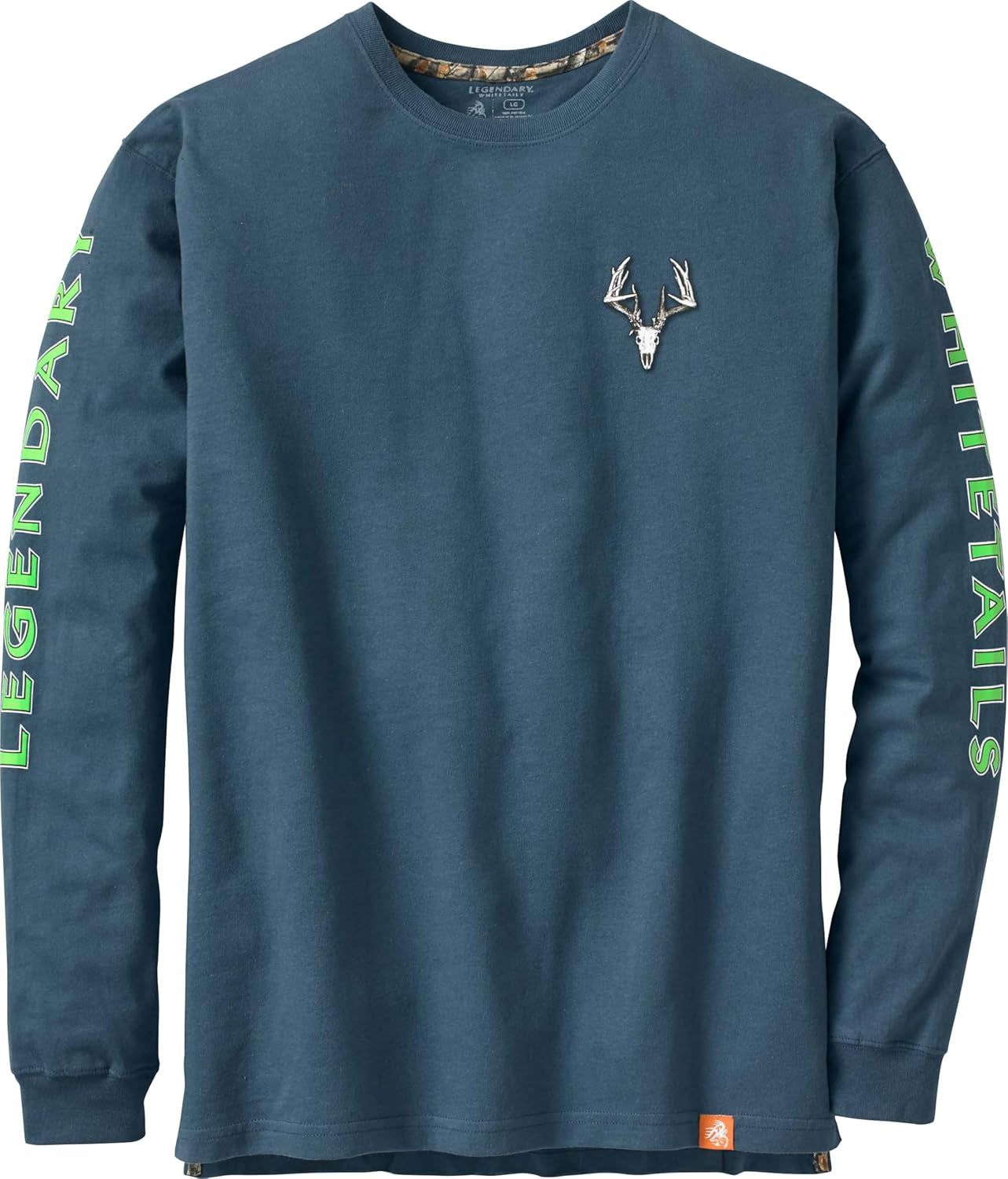 Men'S Long Sleeve T-Shirt Preshrunk 100% Heavyweight Cotton Graphic Tee