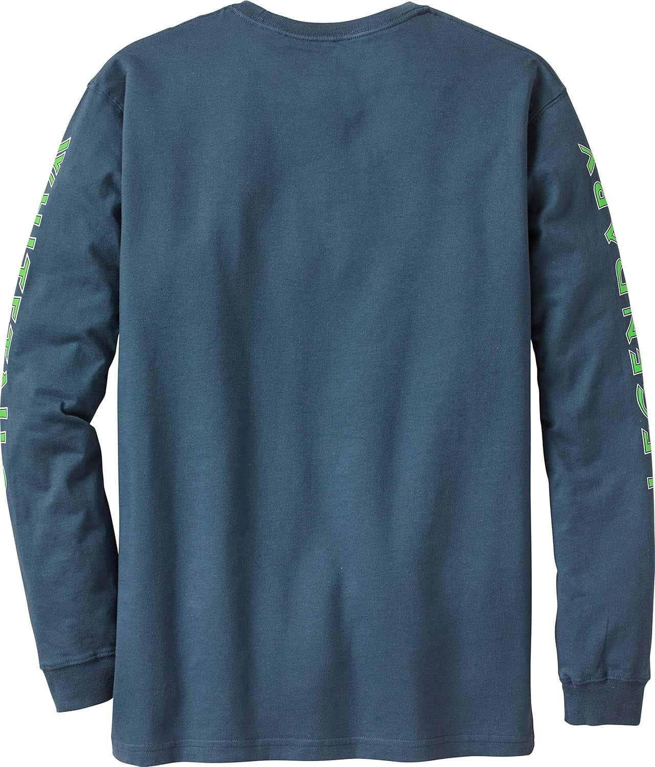 Men'S Long Sleeve T-Shirt Preshrunk 100% Heavyweight Cotton Graphic Tee